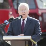 28.09.2021. Kielce. Otwarcie strażnicy przy ulicy Sandomierskiej / Wiktor Taszłow / Radio Kielce