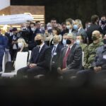 07.09.2021. Kielce. MSPO. Podpisanie umów związanych z pozyskaniem sprzętu wojskowego na potrzeby Sił Zbrojnych / Wiktor Taszlow / Radio Kielce