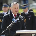 28.09.2021. Kielce. Otwarcie strażnicy przy ulicy Sandomierskiej. nadbrygadier Andrzej Bartkowiak -Komendant Główny Państwowej Straży Pożarnej / Wiktor Taszłow / Radio Kielce