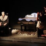 10.09.2021. Kielce. Teatr im. Stefana Żeromskiego. Spektakl „Dziewczyna ze strunami” / Wiktor Taszłow / Radio Kielce