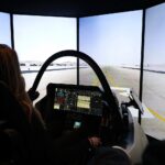 09.09.2021. Kielce. MSPO. Symulator myśliwca F-35 / Wiktor Taszłow / Radio Kielce