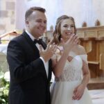 10.09.2021. Wąchock. Ślub Magdaleny Chojnackiej i Marka Materka / Wiktor Taszłow / Radio Kielce