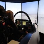 09.09.2021. Kielce. MSPO. Symulator myśliwca F-35 / Wiktor Taszłow / Radio Kielce