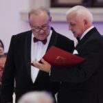 29.09.2021. Warszawa. Zamek Ujazdowski. Koncert Muzyki Polskiej promujący Międzynarodowy Festiwal Muzyczny im. Krystyny Jamróz w Busku-Zdroju / Wiktor Taszłow / Radio Kielce