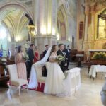 10.09.2021. Wąchock. Ślub Magdaleny Chojnackiej i Marka Materka / Wiktor Taszłow / Radio Kielce