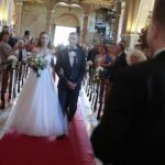 10.09.2021. Wąchock. Ślub Magdaleny Chojnackiej i Marka Materka / Wiktor Taszłow / Radio Kielce