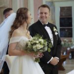 10.09.2021. Wąchock. Ślub Magdaleny Chojnackiej i Marka Materka / Wiktor Taszłow / Radio Kielce