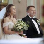 10.09.2021. Wąchock. Ślub Magdaleny Chojnackiej i Marka Materka / Wiktor Taszłow / Radio Kielce