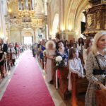 10.09.2021. Wąchock. ślub Magdaleny Chojnackiej i Marka Materka / Wiktor Taszłow / Radio Kielce