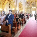 10.09.2021. Wąchock. Ślub Magdaleny Chojnackiej i Marka Materka / Wiktor Taszłow / Radio Kielce