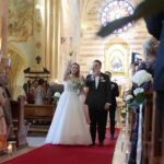 10.09.2021. Wąchock. Ślub Magdaleny Chojnackiej i Marka Materka / Wiktor Taszłow / Radio Kielce