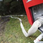 13.09.2021. Zalew Adrzejówka. Ćwiczenia: wypadek, pożar, pierwsza pomoc / Wiktor Taszłow / Radio Kielce