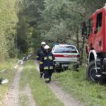 13.09.2021. Zalew Adrzejówka. Ćwiczenia: wypadek, pożar, pierwsza pomoc / Wiktor Taszłow / Radio Kielce