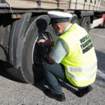 14.09.2021. Miedziana Góra. Kontrole Inspekcji Transportu Drogowego / Wiktor Taszłow / Radio Kielce