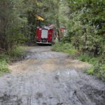 13.09.2021. Zalew Adrzejówka. Ćwiczenia: wypadek, pożar, pierwsza pomoc / Wiktor Taszłow / Radio Kielce