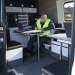 14.09.2021. Miedziana Góra. Kontrole Inspekcji Transportu Drogowego / Wiktor Taszłow / Radio Kielce