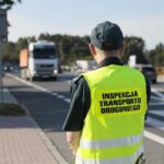 14.09.2021. Miedziana Góra. Kontrole Inspekcji Transportu Drogowego / Wiktor Taszłow / Radio Kielce