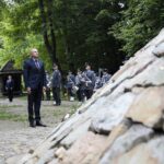 14.09.2021. Święty Krzyż. Poświęcenie kopca księcia Adama Czartoryskiego. Na zdjęciu: Rafał Nowak - wicewojewoda świętokrzyski / Wiktor Taszłow / Radio Kielce