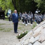 14.09.2021. Święty Krzyż. Poświęcenie kopca księcia Adama Czartoryskiego. Na zdjęciu: Stefan Bąk - członek zarządu powiatu / Wiktor Taszłow / Radio Kielce