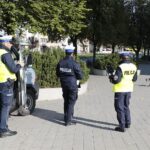 21.09.2021. Kielce. Ćwiczenia w ramach kampanii promującej bezpieczeństwo w ruchu drogowym oraz właściwe udzielanie pierwszej pomocy / Wiktor Taszłow / Radio Kielce