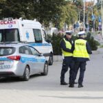 21.09.2021. Kielce. Ćwiczenia w ramach kampanii promującej bezpieczeństwo w ruchu drogowym oraz właściwe udzielanie pierwszej pomocy / Wiktor Taszłow / Radio Kielce