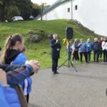 22.09.2021. Kielce. Przełajowy Bieg Integracyjny - Rajd Górniczym Szlakiem. Na zdjęciu (w środku): Zbigniew Koniusz - wojewoda świętokrzyski / Wiktor Taszłow / Radio Kielce