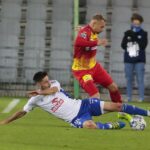 22.09.2021. Kielce. 1/32 finału Pucharu Polski; Korona Kielce - Wisła Płock / Wiktor Taszłow / Radio Kielce
