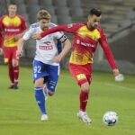22.09.2021. Kielce. 1/32 finału Pucharu Polski; Korona Kielce - Wisła Płock / Wiktor Taszłow / Radio Kielce