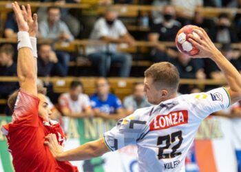 18.09.2021. Zabrze. Mecz Górnik Zabrze - Łomża Vive Kielce / PAP