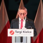 07.09.2021. Kielce. Otwarcie Międzynarodowego Salonu Przemysłu Obronnego. Na zdjęciu: Zbigniew Koniusz - wojewoda świętokrzyski / Wiktor Taszłow / Radio Kielce