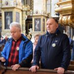 07.09.2021. Sandomierz. Pielgrzymka do Sulisławic. Na zdjęciu (od lewej): Krzysztof Szatan - przewodniczący klubu PiS w Radzie Miasta, poseł  PiS Marek Kwitek - poseł PiS / Grażyna Szlęzak-Wójcik / Radio Kielce