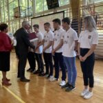 03.09.2021. Ostrowiec Św. Inauguracja roku sportowego w Szkole Mistrzostwa Sportowego / Emilia Sitarska / Radio Kielce