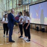 03.09.2021. Ostrowiec Św. Inauguracja roku sportowego w Szkole Mistrzostwa Sportowego / Emilia Sitarska / Radio Kielce