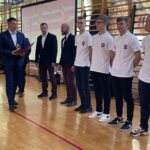 03.09.2021. Ostrowiec Św. Inauguracja roku sportowego w Szkole Mistrzostwa Sportowego / Emilia Sitarska / Radio Kielce