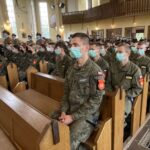 29.09.2021. Ostrowiec Świętokrzyski. Ślubowanie klas drugich Niepublicznego Technikum im. Tadeusza Kościuszki ZDZ / Emilia Sitarska / Radio Kielce