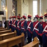 29.09.2021. Ostrowiec Świętokrzyski. Ślubowanie klas drugich Niepublicznego Technikum im. Tadeusza Kościuszki ZDZ / Emilia Sitarska / Radio Kielce