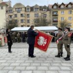 29.09.2021. Ostrowiec Świętokrzyski. Ślubowanie klas drugich Niepublicznego Technikum im. Tadeusza Kościuszki ZDZ / Emilia Sitarska / Radio Kielce