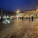 30.09.2021. Ostrowiec Świętokrzyski. Uczczenie ofiar egzekucji z 30 września 1942 roku na ostrowieckim Rynku / Emilia Sitarska / Radio Kielce