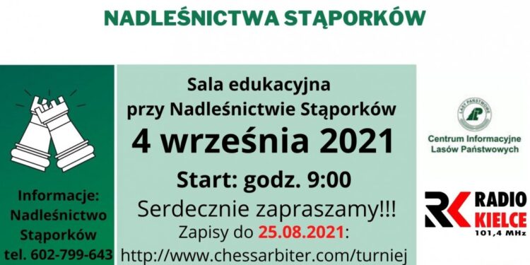 I Turniej Szachowy o Puchar Nadleśniczego Nadleśnictwa Stąporków - Radio Kielce