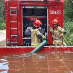 02.09.2021. Kozów w gminie Smyków. Strażackie ćwiczenia „Poligon 2021" / OSP KSRG Ruda Maleniecka