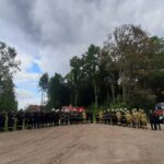 02.09.2021. Kozów w gminie Smyków. Strażackie ćwiczenia „Poligon 2021" / OSP KSRG Ruda Maleniecka