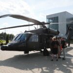 03.09.2021. Kielce. Przygotowania do Targów MSPO. Helikopter Black Hawk / Wiktor Taszłow / Radio Kielce