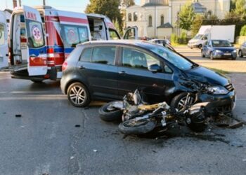 10.09.2021. Wypadek w Skarżysku Kościelnym / KPP Skarzysko