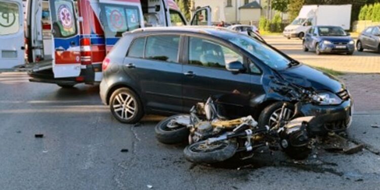 10.09.2021. Wypadek w Skarżysku Kościelnym / KPP Skarzysko