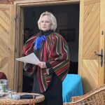 04.09.2021. Ciekoty. „Szklany Dom”. Imieniny Stefana. Na zdjęciu Grażyna Barszczewska - aktorka / Paulina Michta / Radio Kielce