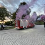 25.09.2021. Wszechświęte. Powitanie nowego samochodu strażackiego / Emilia Sitarska / Radio Kielce