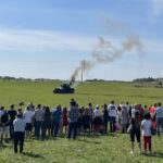 11.09.2021. Grzybów koło Staszowa. Widowisko „Ostatni żołnierz września - Hubal - historia prawdziwa" / Grażyna Szlęzak-Wójcik / Radio Kielce