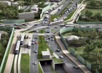 Trasa Łagiewnicka - wizualizacja / Trasa Łagiewnicka S.A.