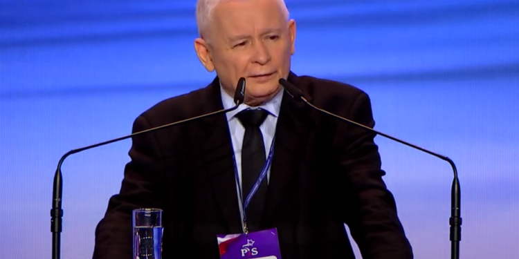 Na zdjęciu: prezes PiS Jarosław Kaczyński / Fot. PiS - YouTube