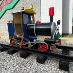 11.10.2021. Suchowola. Miniatura lokomotywy / Wiktor Taszłow / Radio Kielce